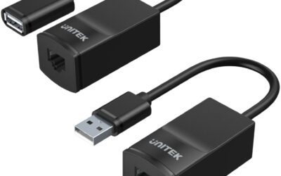 Unitek Y-UE01001 przedłużacz USB 1.1 do 60m pod kabel kat.5e