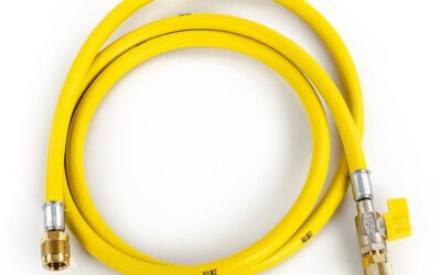 Wąż serwisowy z zaworem odcinającym REFCO CA-CL-60-Y (150 cm / 1/4″ x 1/4″)