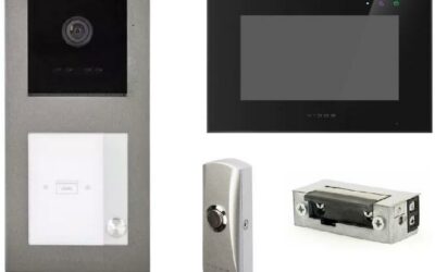 WIDEDODOMOFON VIDOS X S11-1/M10B-X + PRZYCISK + ELEKTROZACZEP