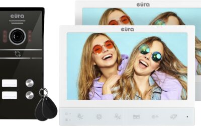 WIDEODOMOFN EURA VDP-80C5 2-rodzinny, biały