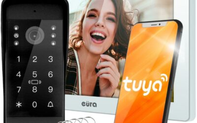 WIDEODOMOFON EURA VDP-86A3 – monitor 10″ biały TUYA