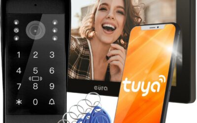 WIDEODOMOFON EURA VDP-86A3 – monitor 10″ czarny TUYA