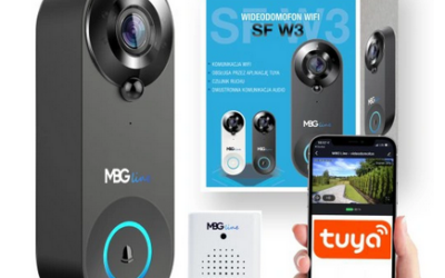 Wideodomofon MBG line SF W3 czarny