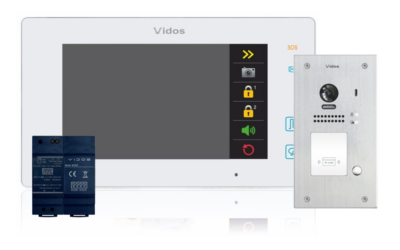 Wideodomofon VIDOS DUO M1021W-2/ S1201A