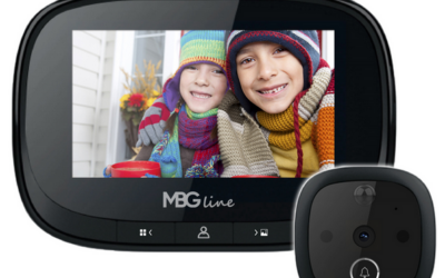 Kamera MBG Line SF55 Black Edition wizjer do drzwi