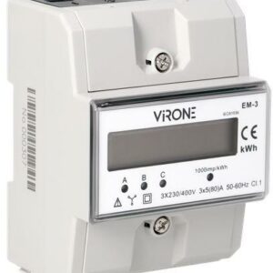 Wskaźnik zużycia energii 3 fazowy Virone EM-3