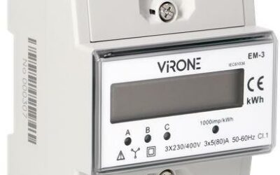 Wskaźnik zużycia energii 3 fazowy Virone EM-3