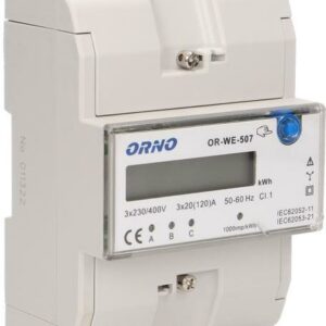 WSKAŹNIK ZUŻYCIA ENERGII ORNO OR-WE-507 3-FAZOWY