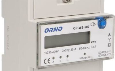 WSKAŹNIK ZUŻYCIA ENERGII ORNO OR-WE-507 3-FAZOWY