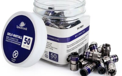 Wtyk F samokompresyjny Spacetronik Self Instal 6TD 5.1 – 50szt