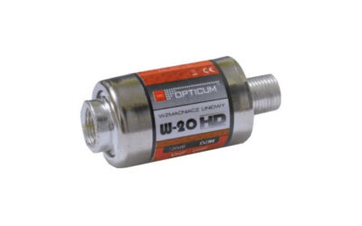 Wzmacniacz W-20 antenowy liniowy przelotowy (wzmocnienie 20dB)