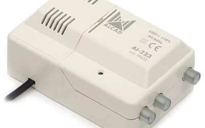 Wzmacniacz Alcad AL-223 VHF-UHF 1we/2wy szerokopasmowy
