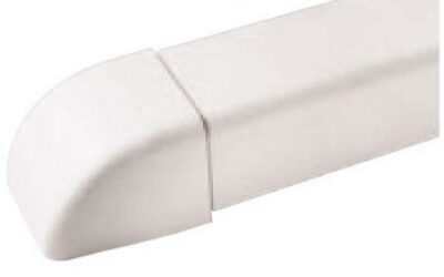 Zakończenie koryta IPEP60 białe IVENSIS