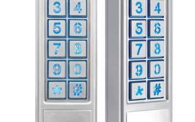 ZAMEK SZYFROWY ”EURA” AC-30C7 (2 wyjścia, natynk, karta zbliżeniowa)