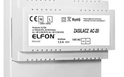 ZASILACZ AC-20 1,5A ELFON OPTIMA