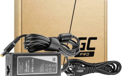 ZASILACZ ŁADOWARKA DO LAPTOPA LENOVO Green Cell PRO AD64P 20V 2,25A 45W Slim Tip