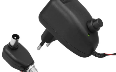 Zasilacz antenowy regulowany z gniazdem F DC 2-12V/100mA