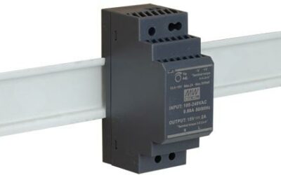 ZASILACZ IMPULSOWY NA SZYNĘ DIN MEAN WELL HDR-30-15 15V/30W/2A