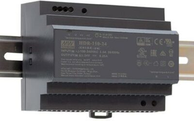 ZASILACZ IMPULSOWY NA SZYNĘ DIN MEAN WELL HDR-150-12 12V/150W/11.3A