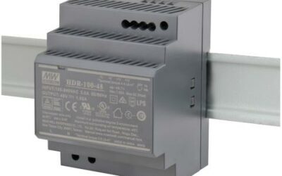 ZASILACZ IMPULSOWY NA SZYNĘ DIN MEAN WELL HDR-100-48 48V/100W/1.92A