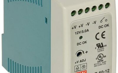 ZASILACZ NA SZYNĘ DIN MDR-60-12