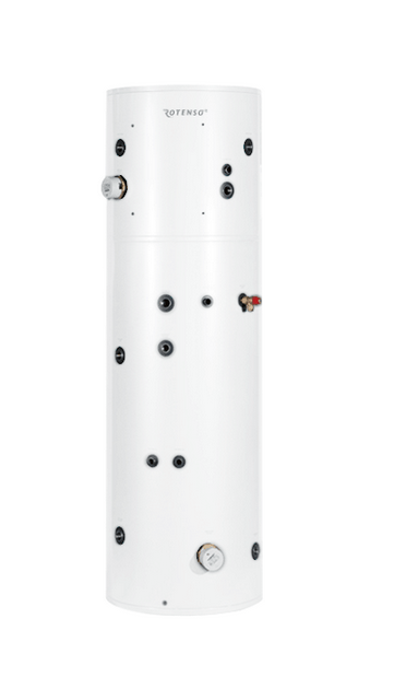 ROTENSO Zbiornik CWU ze stali nierdzewnej z buforem Thermos Twin Inox AQT300+90IX1