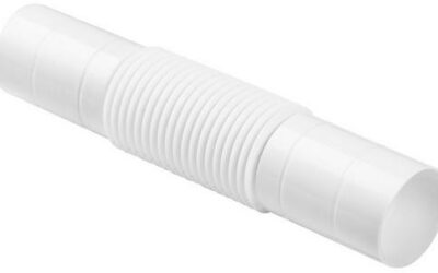 Złączka do rur elektroinstalacyjnych giętka, kątowa lub prosta BIAŁY ZCL-22 (PACZKA 200szt.)