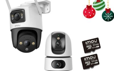 Zestaw 2 kamer IP IMOU Ranger Dual 10MP i Cruiser Dual 10MP z kartami pamięci 32GB