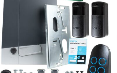 Zestaw CAME BXV 10 PLUS TOP do 1000kg bram przesuwnych (8K01MS-043)