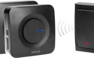 Bezprzewodowy dzwonek do drzwi z 2 odbiornikami ORNO OR-DB-MT-165