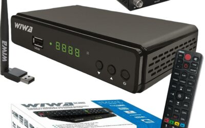Zestaw Tuner DVB-T/T2 WIWA H.265 + Antena WiFi USB