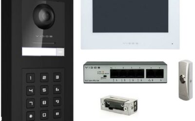 ZESTAW WIDEODOMOFON VIDOS ONE + PRZYCISK + ELEKTROZACZEP