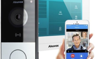 Zestaw wideodomofonowy IP AKUVOX (C313W White / E12W)